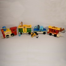 Great Looking Complete Vintage Fisher Price Little People Circus Train 991 1221! - $89.10
