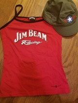 Jim Beam Racing tank with Jim Beam logo cap - $10.69