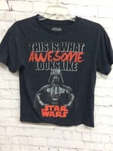 Darth Vader T-Shirt This Is What Awesome Looks Like Shirt Sz L 10-12  St... - $3.96
