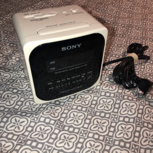Sony ICFC120 Dream Machine Cube AM/FM Digital Clock Radio w/Alarm Alarm Clocks & Clock Radios