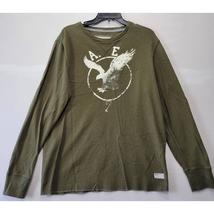 American Eagle Outfitters Shirt Men's Size XL Green Hunter Long Sleeve Crew Neck - $13.73