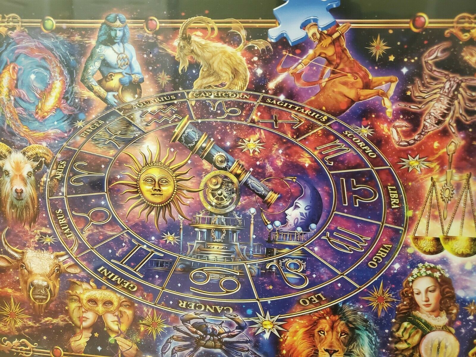Primary image for Jigsaw puzzle Astrology Horoscopes The Zodiac HUGE 3000 pieces NEW 48" x 32"