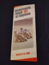 Motorcycle Week &#39;87 at Daytona Brochure - $12.86