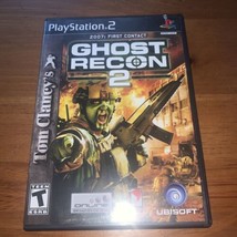 Tom Clancy&#39;s Ghost Recon 2 (Playstation 2, 2004) PS2 Complete With Manual - $6.83