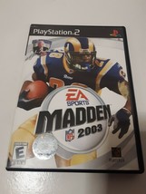PlayStation 2 Madden NFL 2003 Video Game - $1.98
