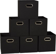 Household Essentials 80-1 Foldable Fabric Storage Bins | Set Of 6 Cubby ... - $39.96