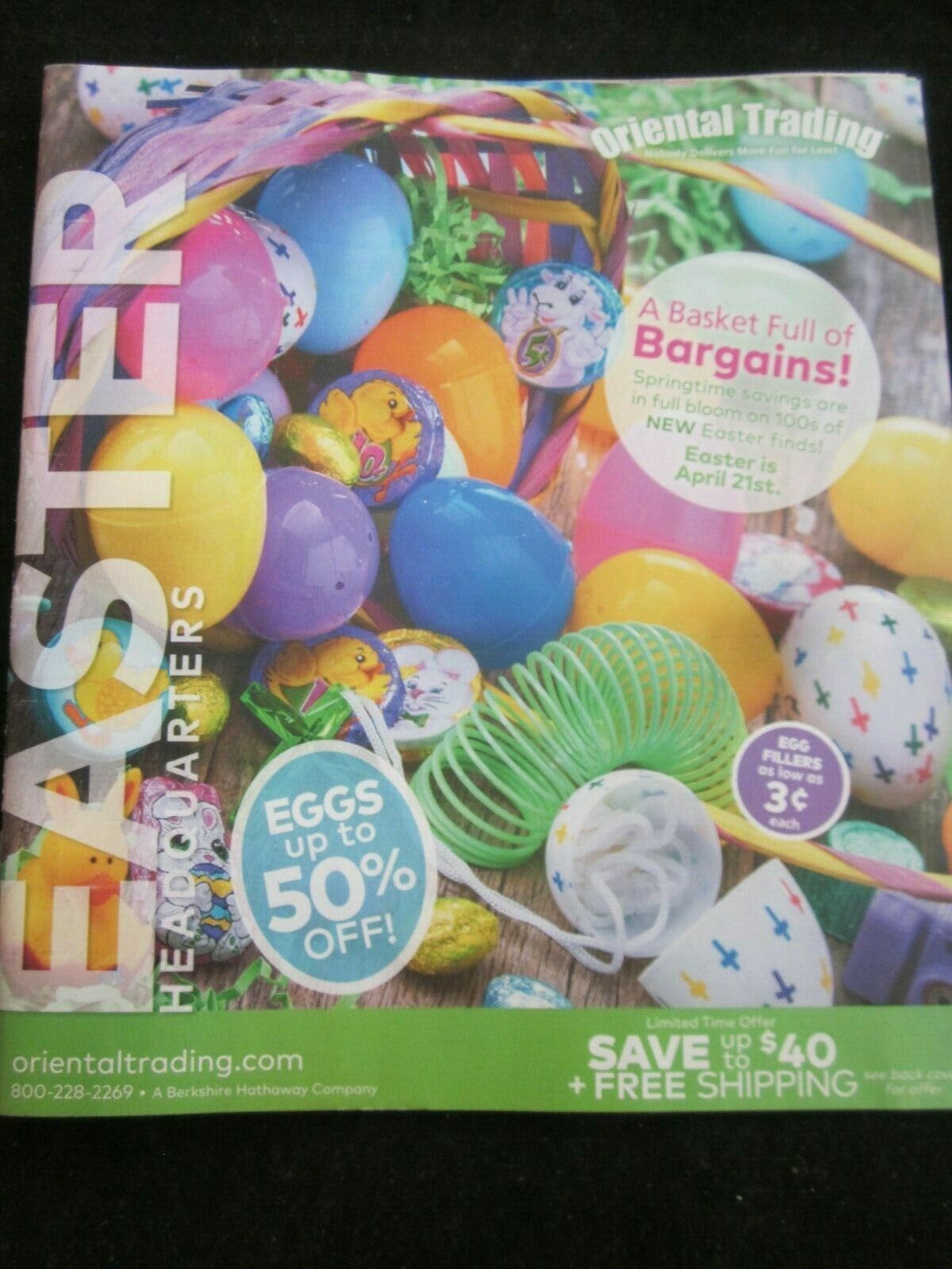 Oriental Trading Catalog 2019 Easter Headquarters Basket Full Of   S L1600 