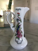 Aynsley Fine English Bone China Pembroke Miniature Pitcher Vase 4H (England) - $16.50