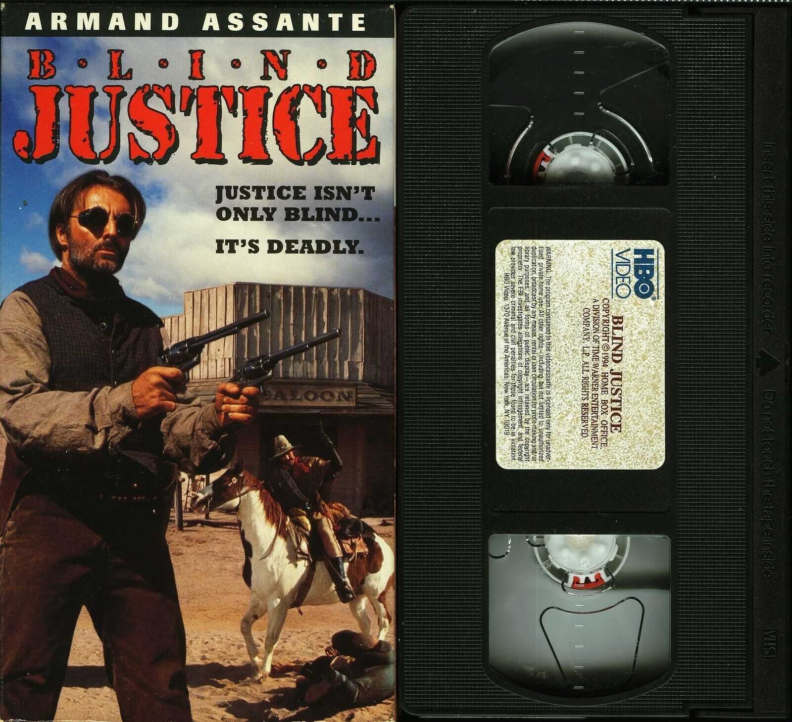 Blind Justice Vhs Elisabeth Shue Armand Assante Hbo Video Tested Vhs Tapes 