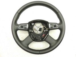 2012 8R B8 Audi Q5 Quattro Leather Steering Wheel 4 Spoke Volume Control -735 - $84.15