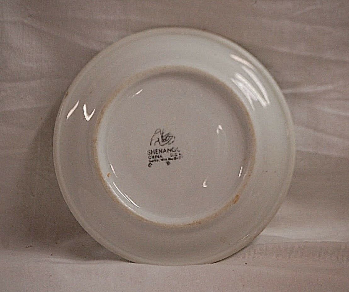 Old Vintage Shenango China Restaurant Ware Bread & Butter Plate Green MCM  USA