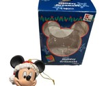 Vintage Disney Mickey Unlimited By Enesco Mickey Mouse Head Christmas Or... - $15.00