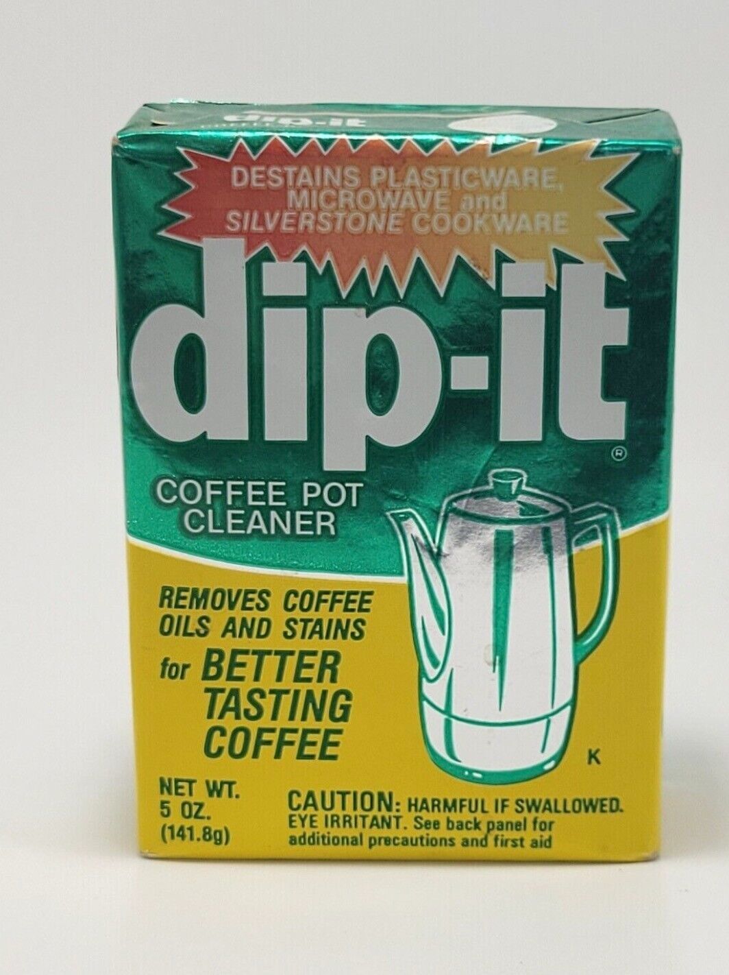 Dip It Coffee Pot Cleaner Powder Old Stock Sealed 5oz Cleaning Products