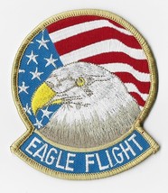 US Air Force McDonnell Douglas F-15 Eagle Tactical fighter "Eagle Flight" Patch - $7.99