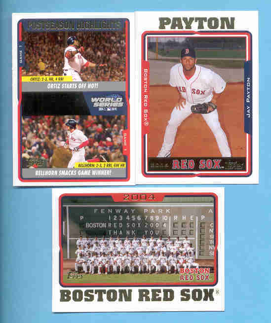 Primary image for 2005 Topps Boston Red Sox Baseball Team Set 