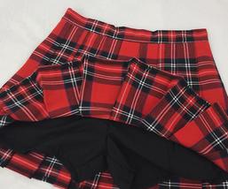 Women Girl YELLOW Pleated Plaid Skirt Plus Size School Style Yellow Skirt Outfit image 12