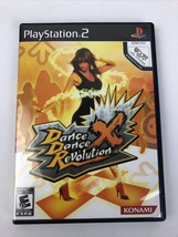 Dance Dance Revolution X PS2 Playstation 2 MINT Disc Case and Manual - KONAMI - $19.99
