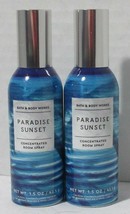 Bath &amp; Body Works Concentrated Room Spray PARADISE SUNSET Lot Set of 2 - $27.07