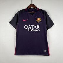 Qatar Airways FCB Soccer Jersey Shirt Short Sleeve Neon Orange Mens Size M  2014