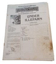 AD&D TSR Forgotten Realms Under Illefarn 1987 Dungeons & Dragons VINTAGE - $9.76