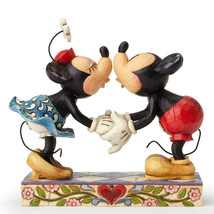 Disney Jim Shore Mickey Mouse and Minnie Mouse Kissing 6.25" High Collectible
