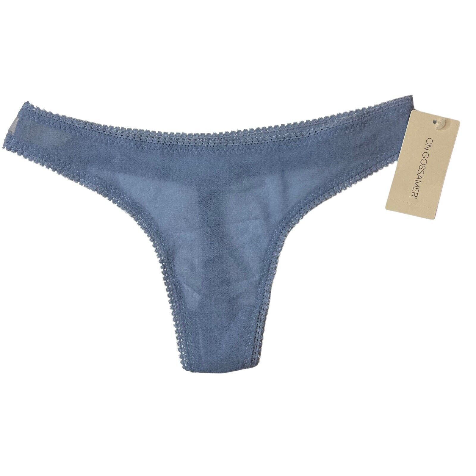 OnGossamer Women's Gossamer Mesh Hip G Thong Panties, Blue, XS-S :  : Fashion