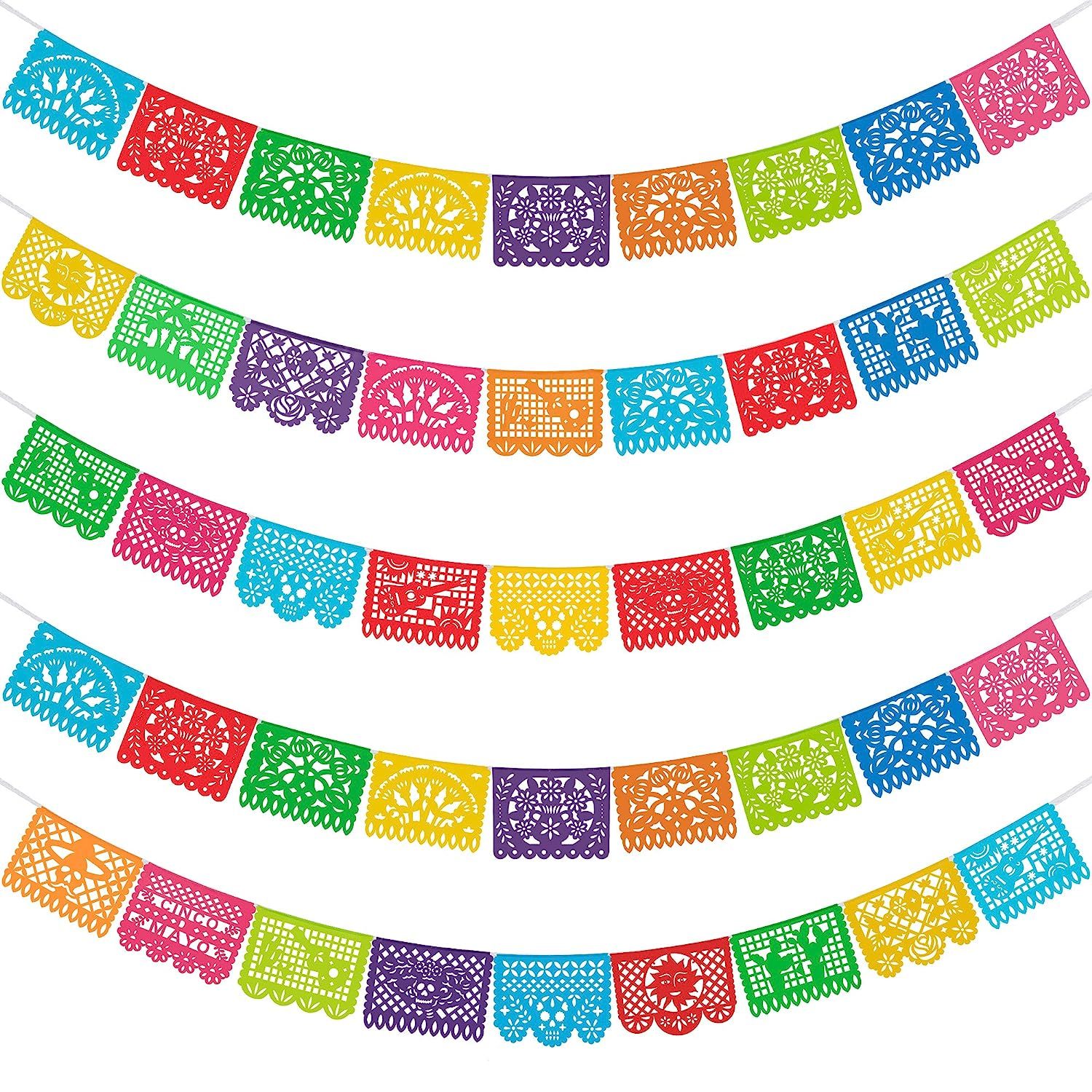 24pcs Mexican Fiesta Centerpiece Stick, Mexican Party Fiesta Table Stick,  Cinco De Mayo Mexican Fiesta Party Decoration Supplies Table Toppers