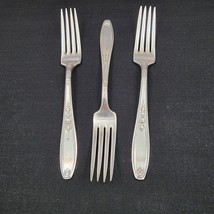 3 Dinner Forks Ambassador 1847 Rogers Bros Silverplated by International Silver - $8.07