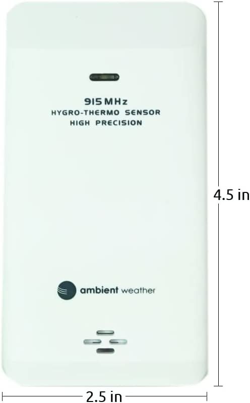 Ambient Weather WS-5000 Ultrasonic Professional Smart Weather Station &  Thermo Hygrometer