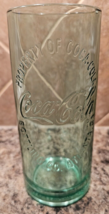 Property of Coca-Cola Bottling Co. Atlanta Ga. Soda Glasse 16oz. Green - $14.84