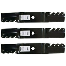 3 Toothed Blades fit MTD 742-0677 742-0677A 742-0677B 942-0677 54" Deck - $48.97
