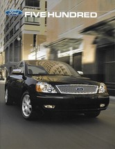 2006 Ford FIVE HUNDRED sales brochure catalog 2nd Edition 06 US SEL Limited - $6.00