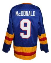 Any Name Number Colorado Retro Hockey Jersey Sewn New Blue McDonald Any Size image 2