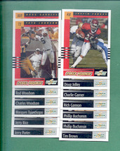 2003 Score Oakland Raiders Football Team Set - $2.99