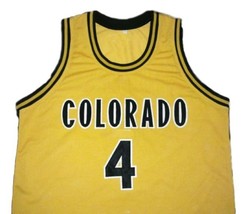 Chancey Billups College Basketball Jersey Sewn Gold Any Size image 4
