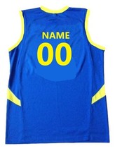 Any Name Number Ukraine Basketball Jersey Blue Zelensky Any Size image 2