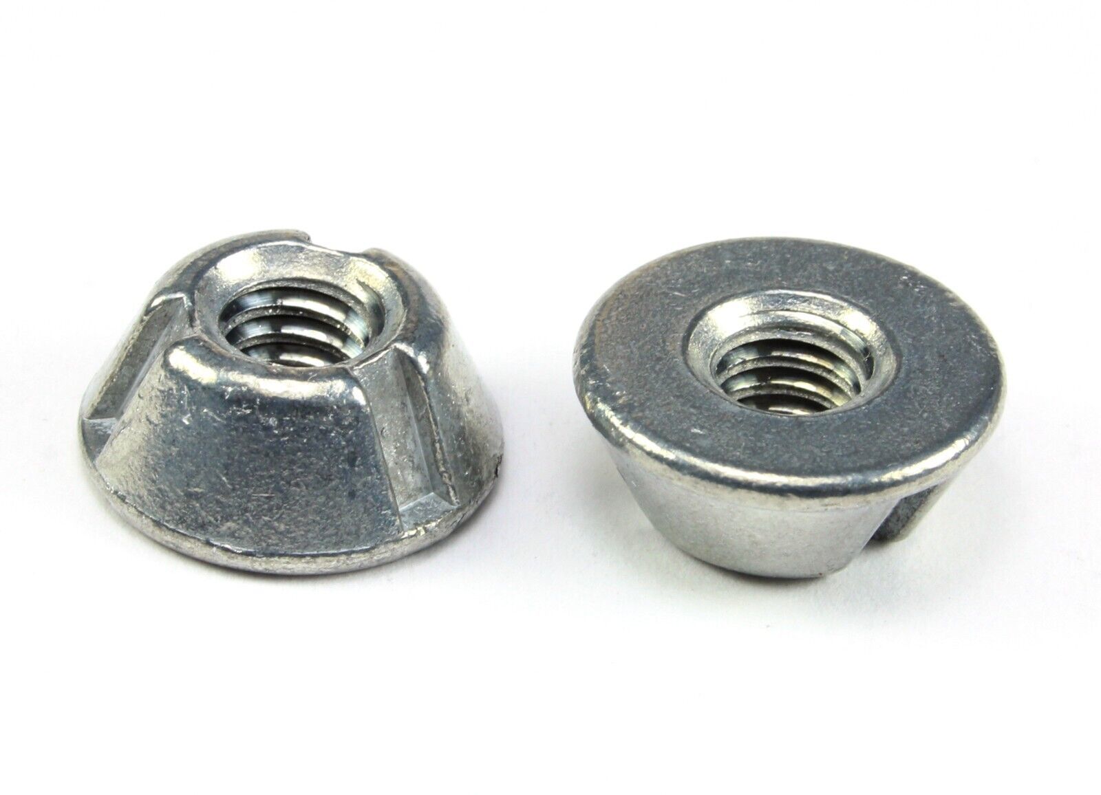 10pcs 1/420 TriGroove Tamper Proof Security Nuts Zamak 5 AntiTheft