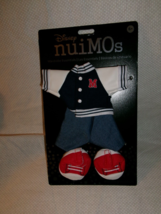 Disney nuiMOs Mickey Monogram Varsity Jacke Shorts Red Shoes 3 Piece Outfit - $19.99