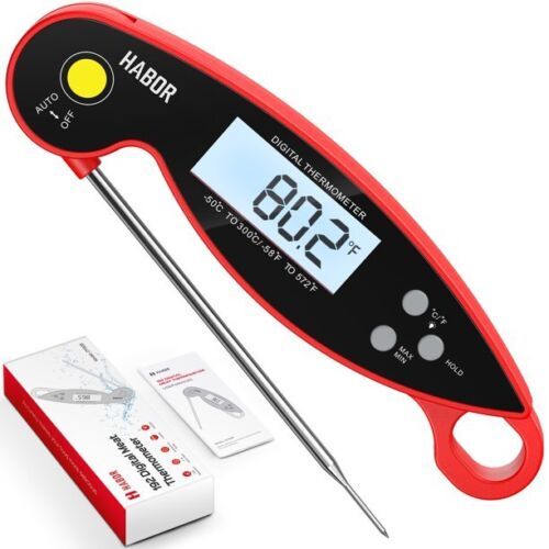 FANTAST Meat thermometer/timer, digital black - IKEA