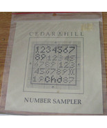 Pattern: &quot;Number Sampler&quot; Cross Stitch - $6.99