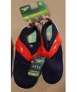 SPEEDO Boys&#39; WATER SHOES (blue/red) NEW W/ TAGS Choice Youth Sizes  5/6 ... - $14.01