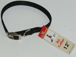Valhoma 720 12 BK Dog Collar Black Single Layer Nylon 12 inches Package 1 image 1