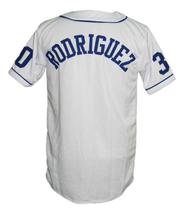Benny Rodriguez #30 The Sandlot Movie Button Down Baseball Jersey White Any Size image 5