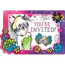 Tinkerbell Keep Flying Save The Date Invitations Tinker Bell Birthday Party 8 Ct - $3.25