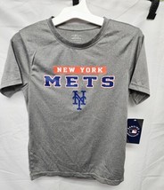 New York Mets Boys Performance Short Sleeve T-shirt Size Medium New With Tags - $14.99