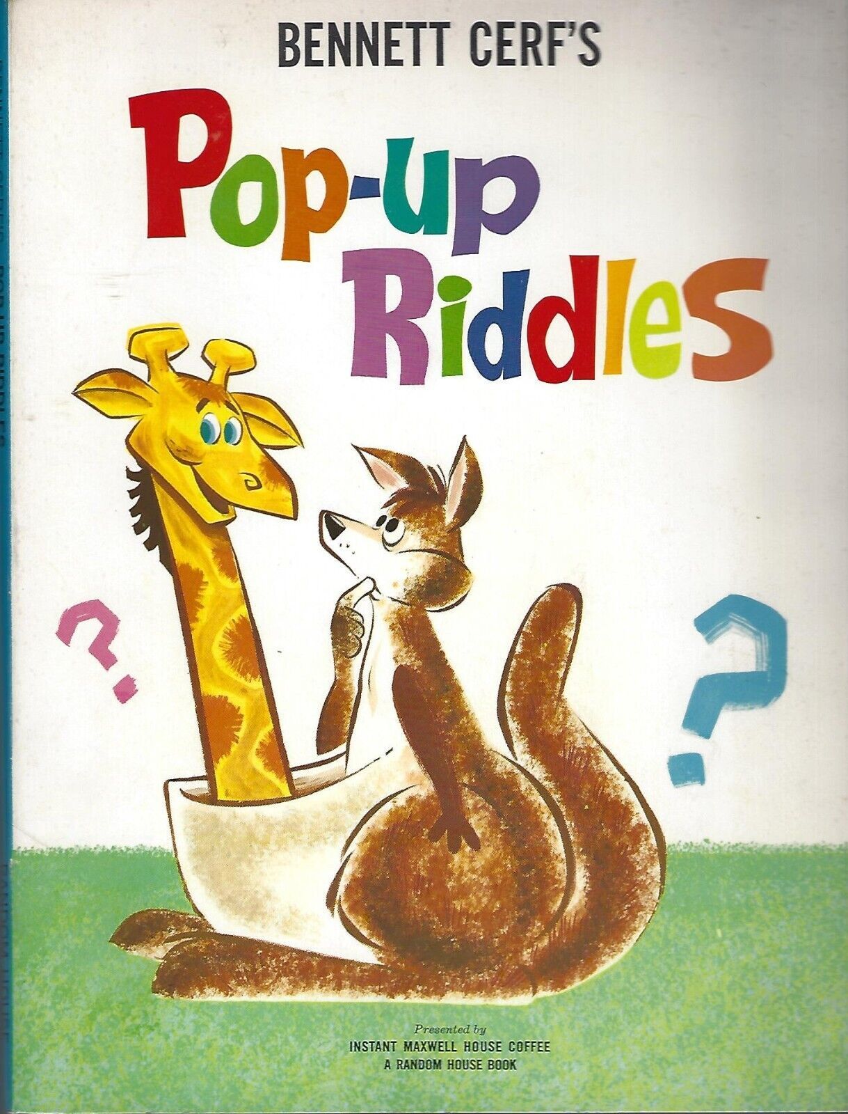 Primary image for 1965 Bennet Cerf's Pop-up Riddles hc ~ movable book ~ all pop-ups working!