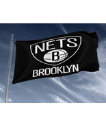 Flag 3x5 outdoor, Brooklyn Nets, Size - 3x5Ft / 90x150cm, Garden flags - $29.80
