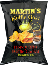 Martin&#39;s Kettle Gold Potato Chips Honey BBQ 8 oz. Bag (4 Bags) - $34.60
