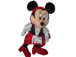 Disney Minnie Mouse Little Red Riding Hood Plush Doll 26&quot; Tall Carrying ... - $39.60
