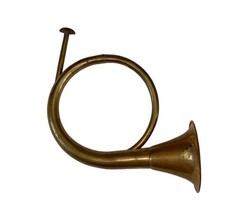 Vintage Brass Horn Decorative Purposes Only Wall Art Hunting Display image 1
